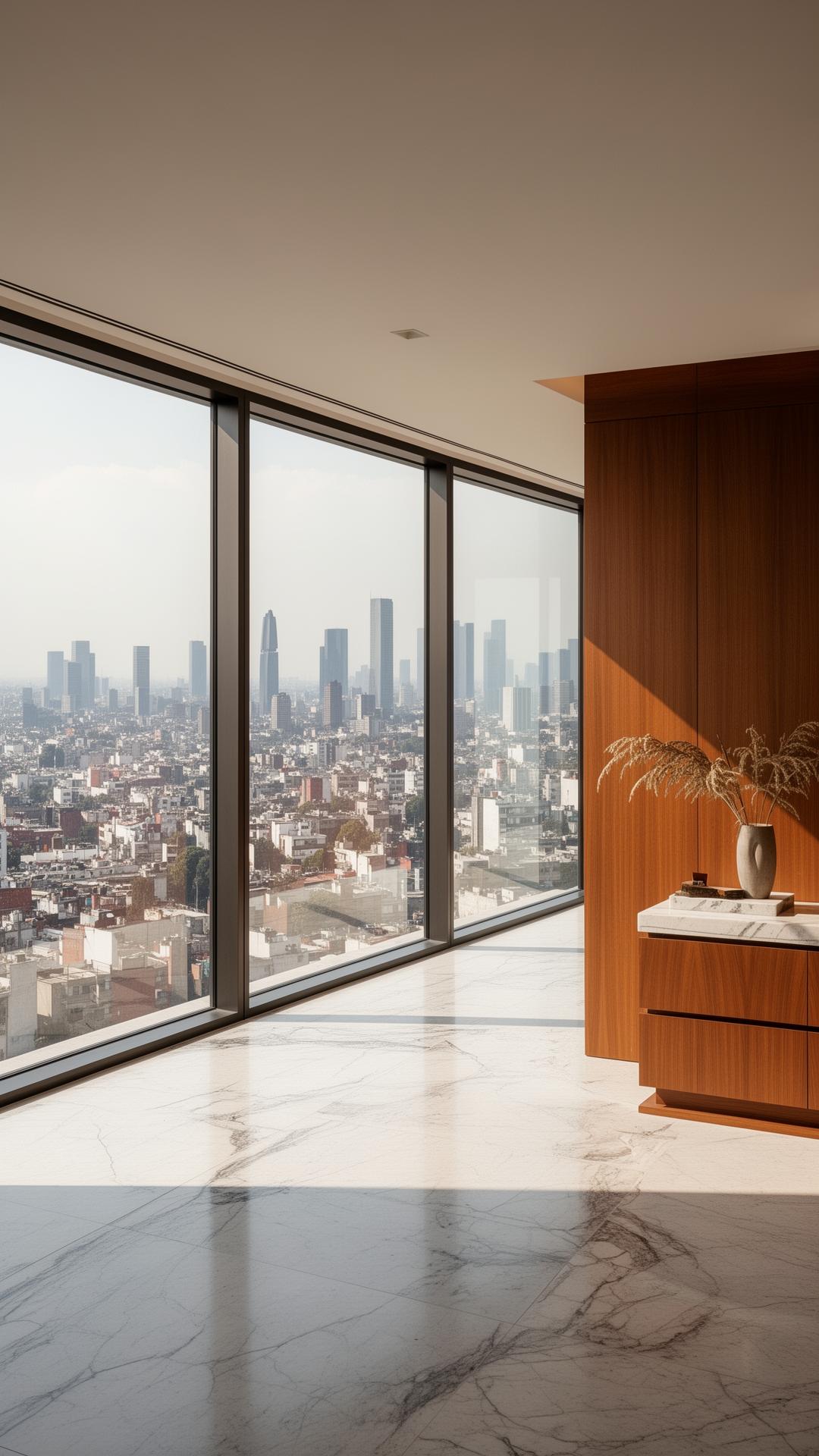 Penthouse de lujo con vista al skyline de la Ciudad de México